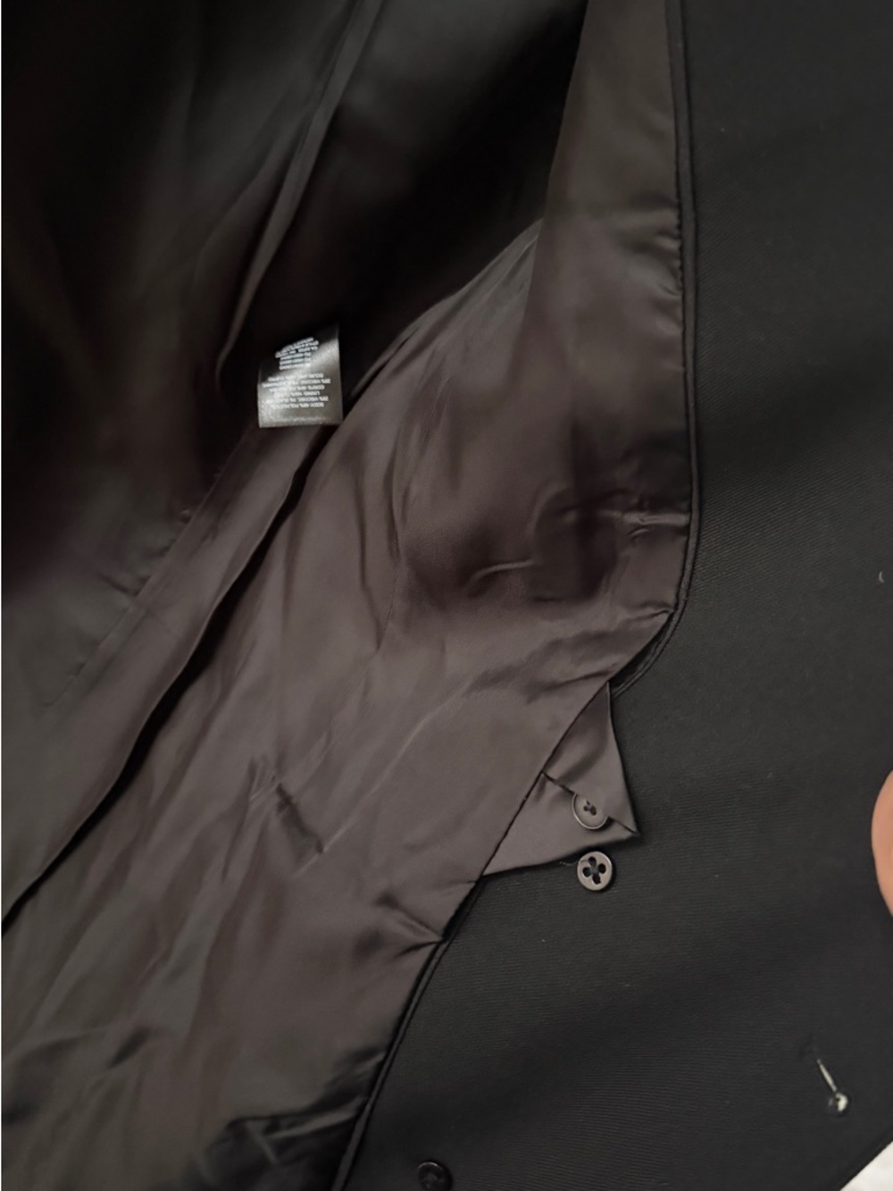 Aritzia Wilfred Black Double-Breasted Tailored Blazer - Picture 3 of 4